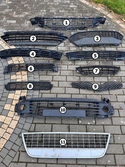 Kratka zderzaka atrapa VW Audi Ford Renaut Peugeot Toyota BMW Hyundai