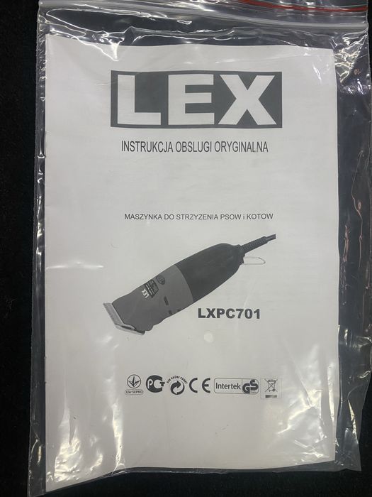 Професійна машинка для стрижки домашніх тварин LEX LXDC10 100 Вт.