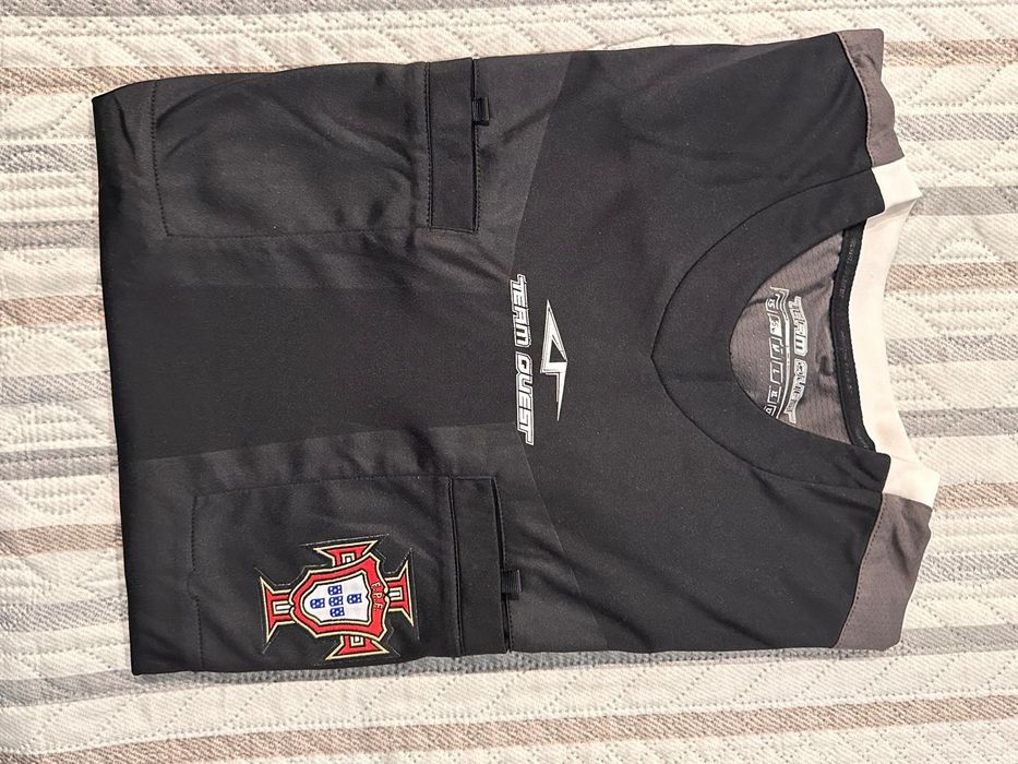 Camisola equipamento arbitro team quest preta