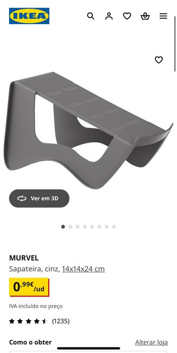 Organizador de Sapatos IKEA MURVEL