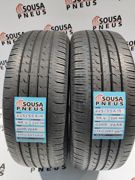 2 pneus semi novos 225-55R19 99v  Good Year - Oferta dos Portes