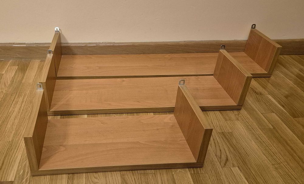 Półki na ścianę 3 sztuki