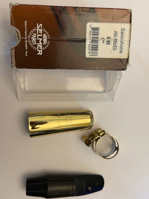 Selmer S80 C** — ustnik do saksofonu altowego, oryginalny komplet