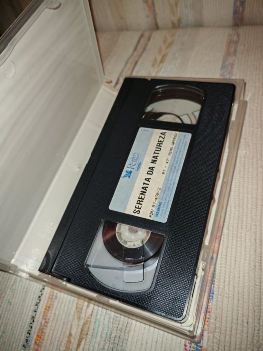 Cassetes VHS em bom estado