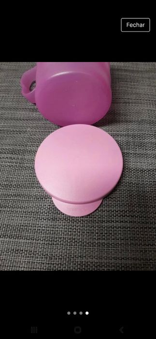 Copo Tupperware como novo de cor lilás63825215434371120