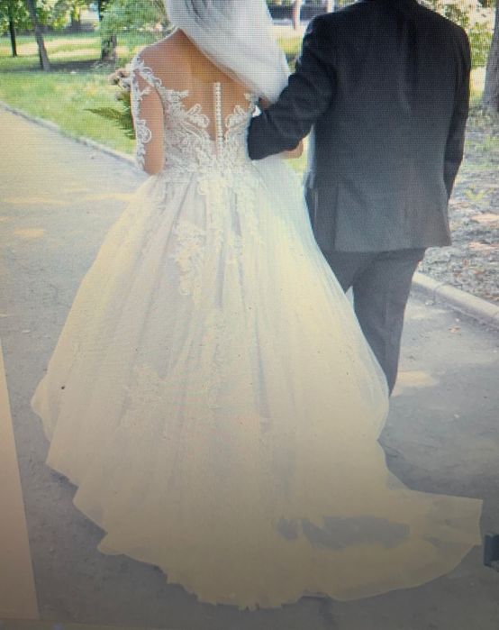 Сукня весільна пудрового кольору, святкова сукня м'ятного кольору