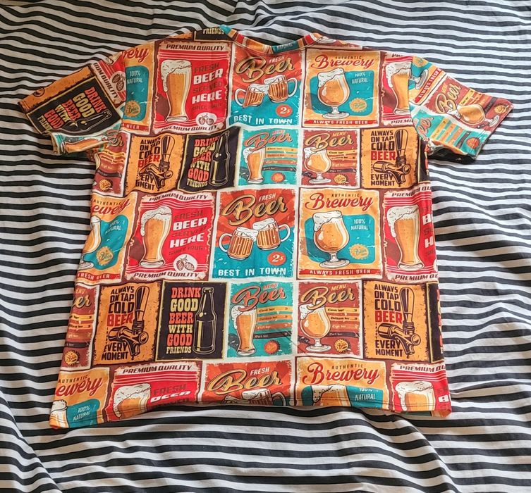 Koszulka Mr. Gugu & Miss Go wzór Beer Paradise rozmiar L