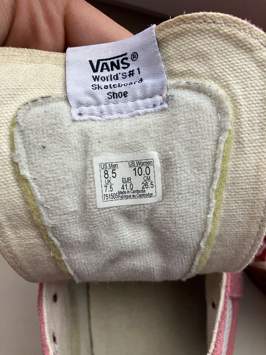Vans Sk8-Hi рожеві, оригінал — б/у