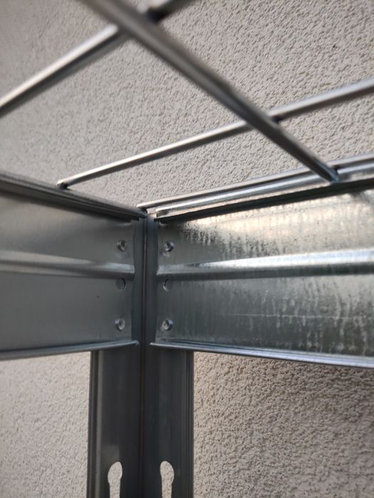 Ażurowy Regał do Warsztatu, Garażu Nit-Klick 180x120x45 cm 4P/300 kg