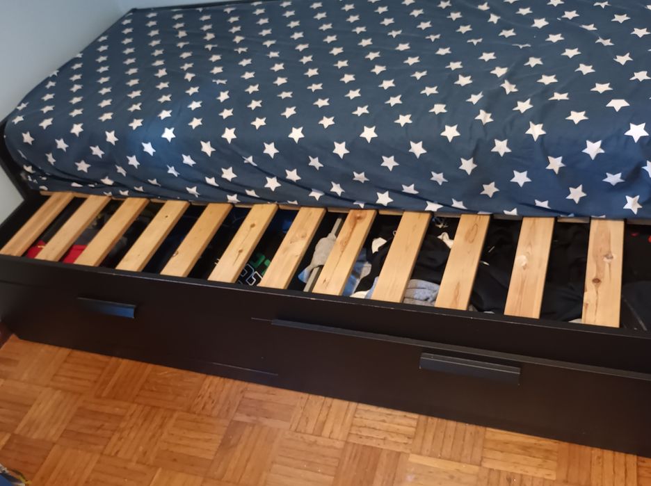 Cama dupla com gavetas64739208148481122