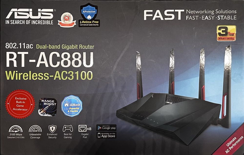 Router Wifi Asus RT-AC88U AC3100