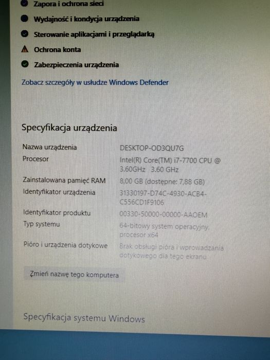 Intel core I7 7700 8gb ddr  4 kingsotn