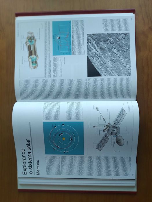 Atlas do Espaço da Grande Enciclopédia Portuguesa Brasileira - livro novo