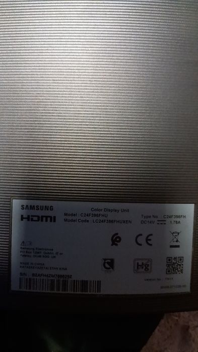 Monitor samsung 24" zakrzywiany