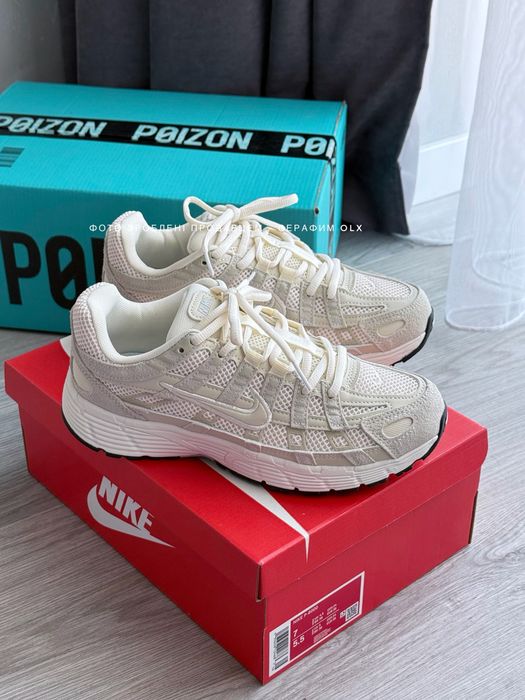 Nike P-6000 White Light Bone NEW in box Наложка!