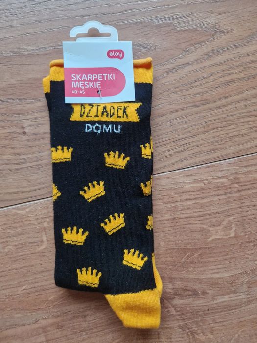 Bawełniane skarpetki na Dzień Dziadka  40-45
