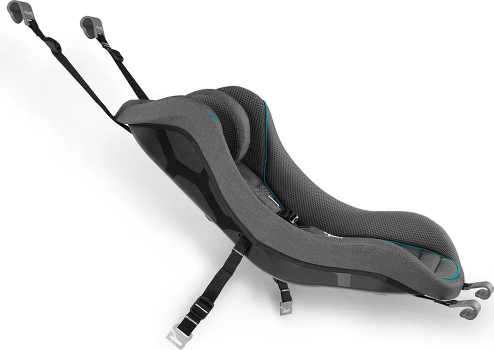 Hamak , hamaczek do przyczepki Qeridoo - Qeridoo Baby shell dark grey