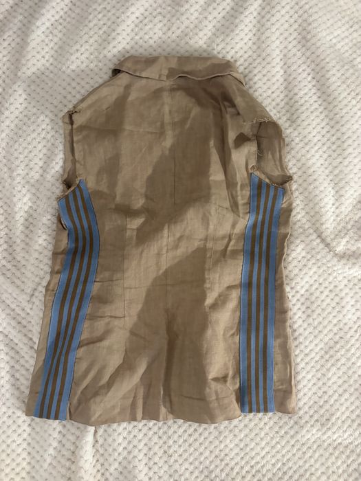 Zwiewny lniany komplet „Motel” rozm. M