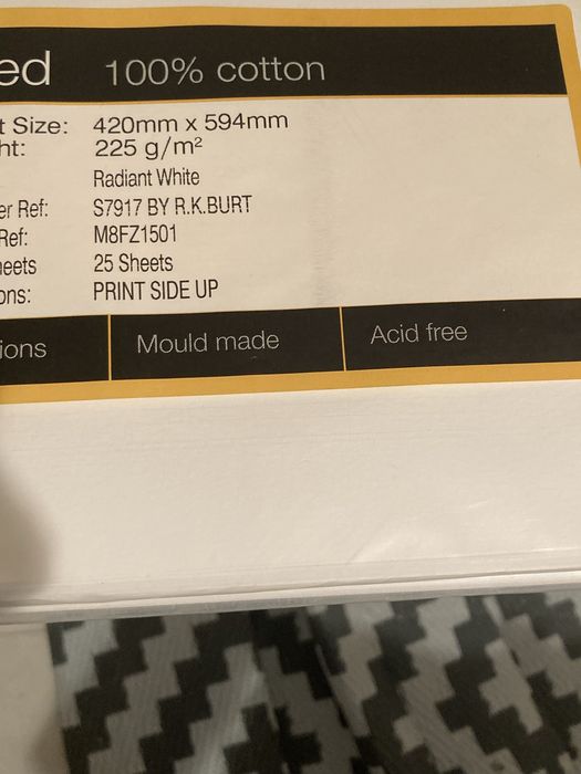Papel de algodāo para ink jet