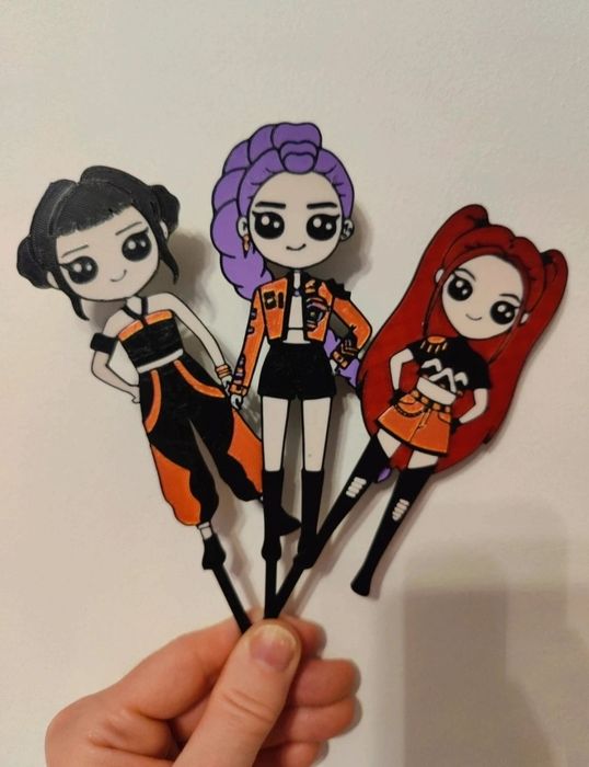 Toppery topery Rumi Mira Zoey K-Pop Demon Hunters Huntrix topper toper ...