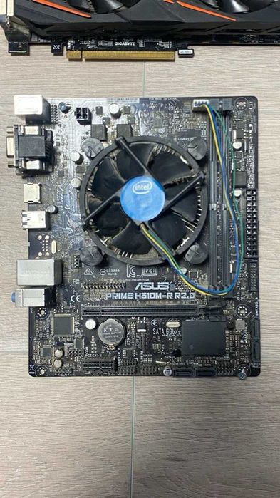 ПК core i3 9100f. rx 480(4gb). asus h310r2