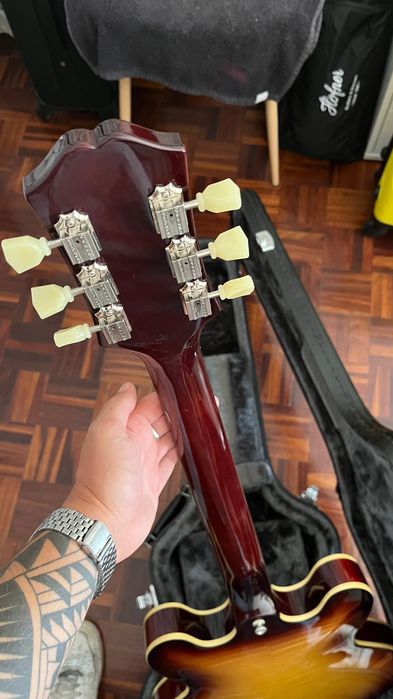 Guitarra elétrica epiphone ES-335 Figured Tea Burst