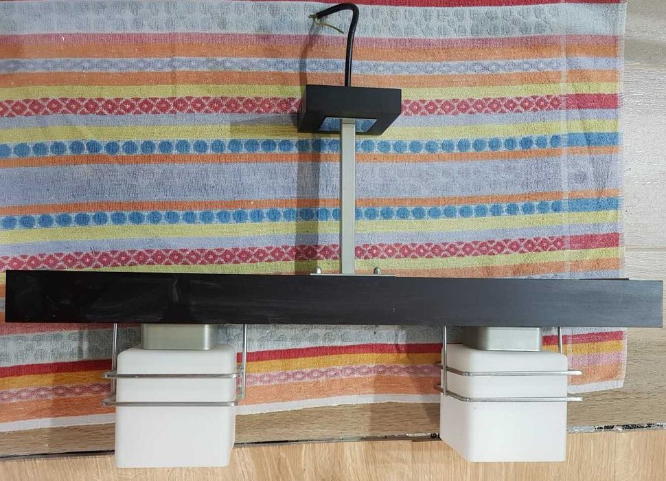 Nowoczesna lampa sufitowa podwójna – stan bardzo dobry