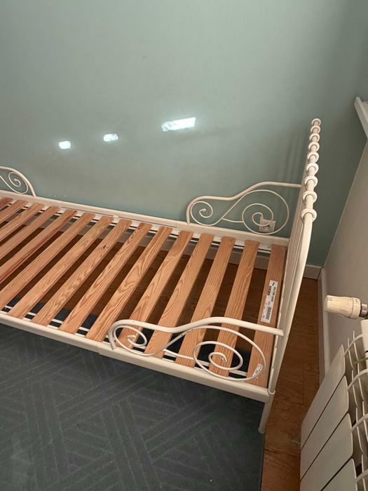 IKEA SULTAN LADE łóżko rosnące rama łóżka BIAŁY