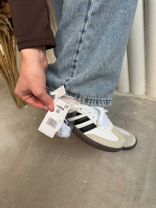 Кросівки Adidas Samba Vegan White Brown Gum premium