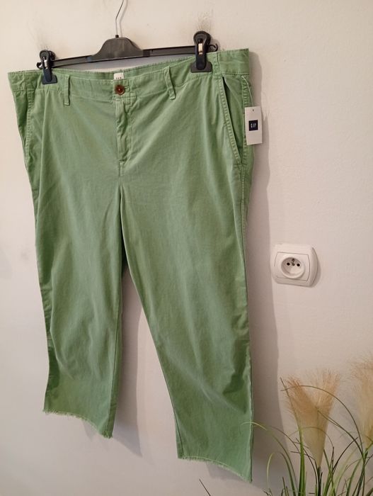Spodnie bawełniane 7/8 rozm 46 Gap