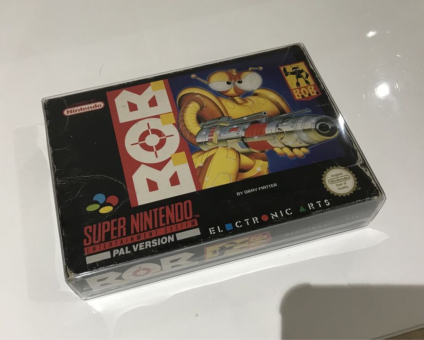 BOB - jogo raro super nintendo / snes / pal - completo