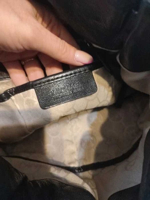 Michael Kors Hamilton czarna torebka klasyk, skóra naturalna. A4
