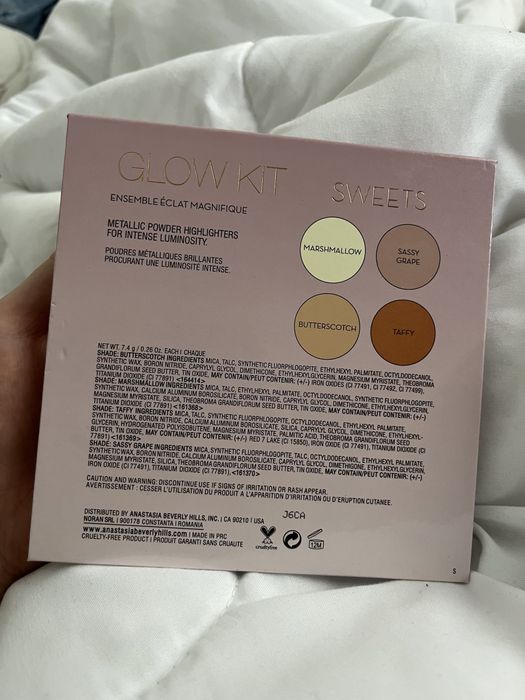 paleta sweets Anastasia Beverly Hills glow kit
