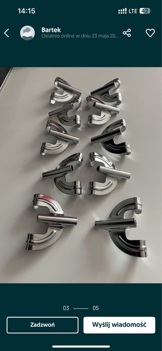 8x Claw Hook komplet haki do centrali pazur klasyczny