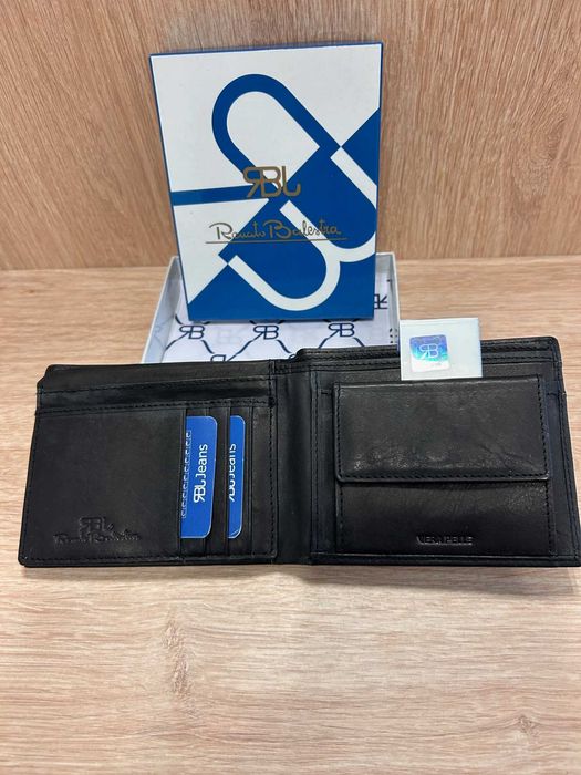 Portfel męski styl włoski, skóra