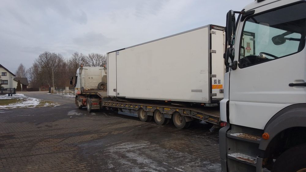 Kontener otwierany bok magazyn przechowalnia 8m z transportem
