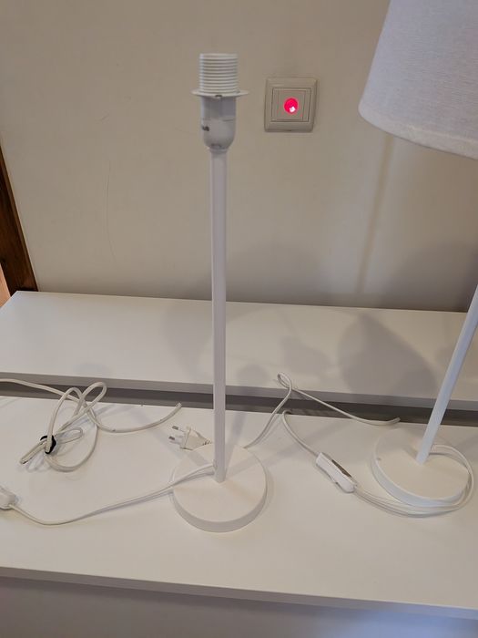 Conjunto de 2 candeeiros brancos