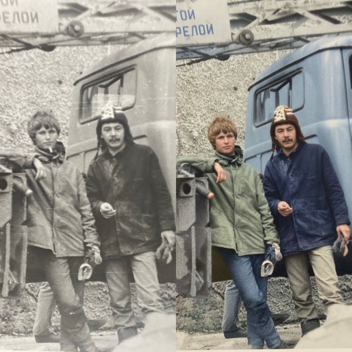 Оживляю фото, реставрую та фарбую. Різдвяні привітання від Санти