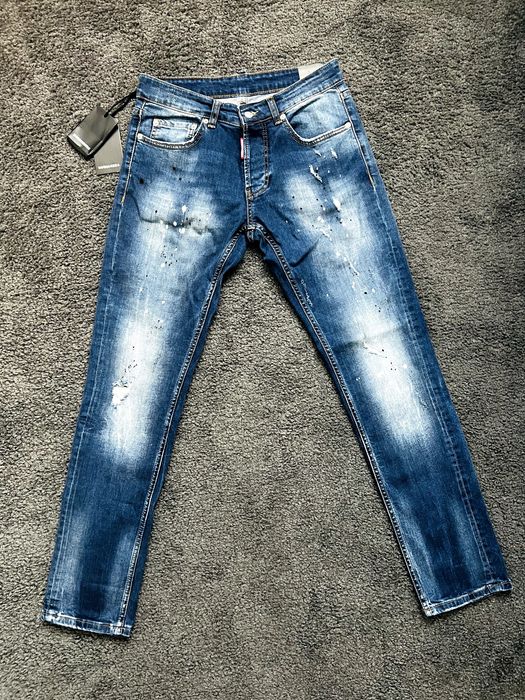 Nowe oryginalne spodnie Dsquared2 Jeans Wash