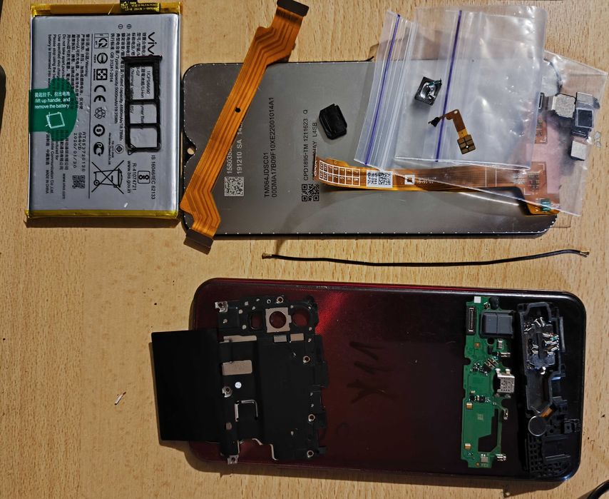 Разбор vivo y11, y15, y20, y31, y91