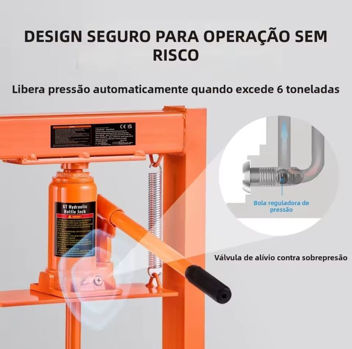 Prensa hidráulica de 6T
