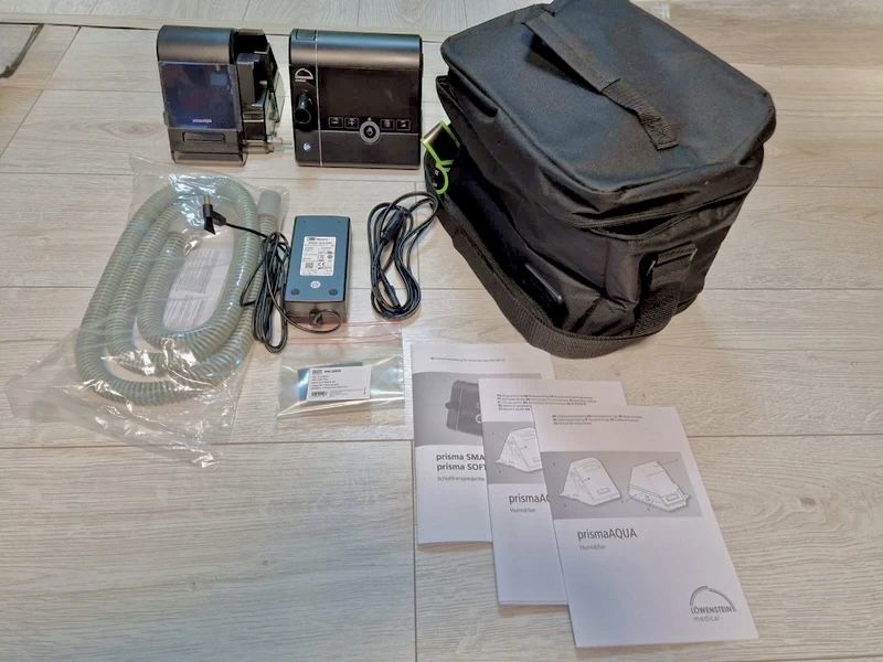 Новий автоматичний сіпап апарат Lowenstein Prisma Smart з маскою