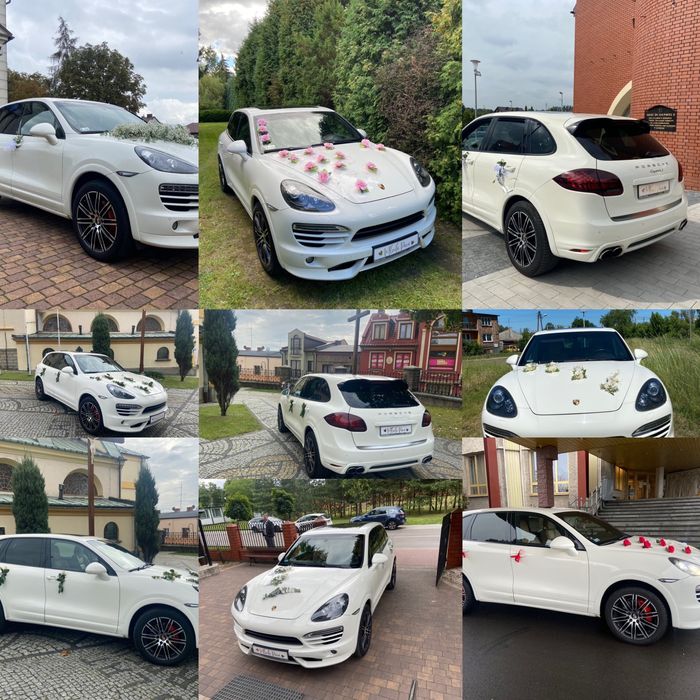 Auto do ślubu Porsche Cayenne Techart -wesele