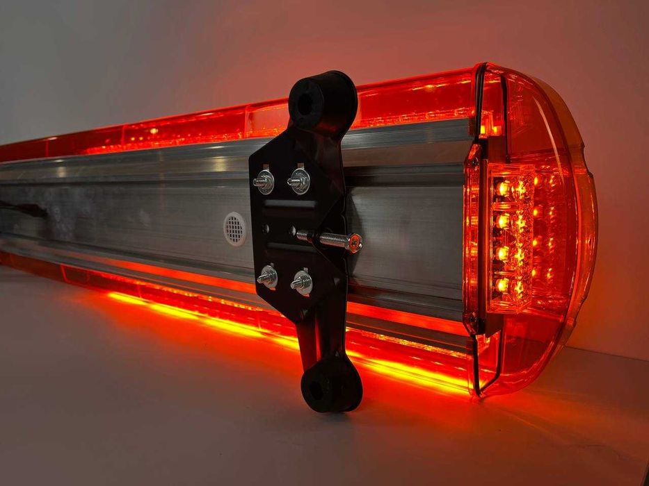 Проблисковий маячок мигалка 118 см на дах LED, 12/24v жовтий