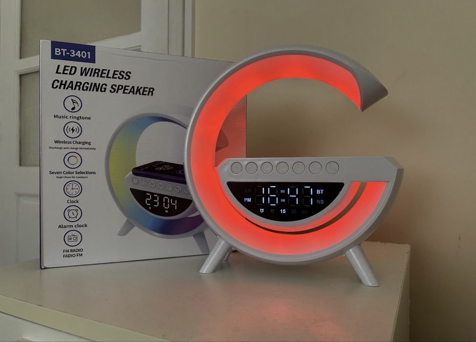 Led Wireless Charging Speaker novo