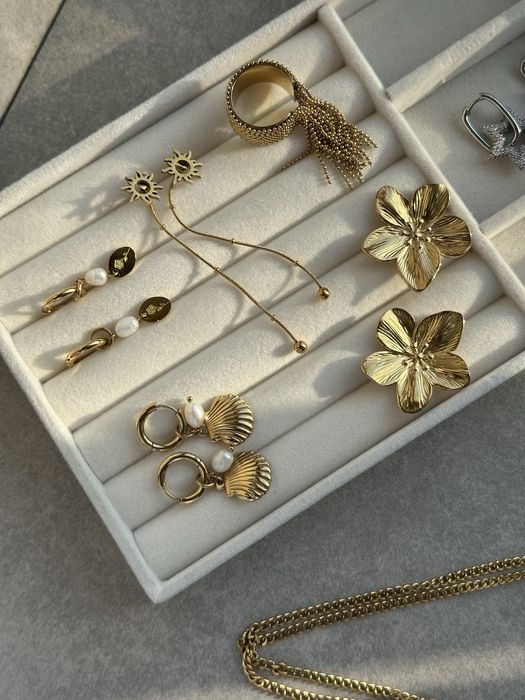 Біжутерія, сережки, підвіска, натуральні перлини