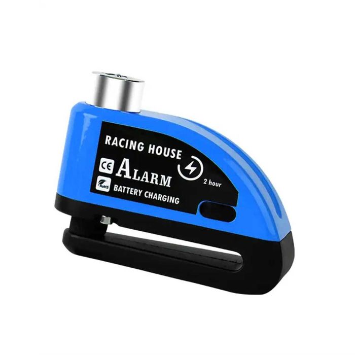 Cadeado Alarme Disco Moto 110dB Recarregável USB