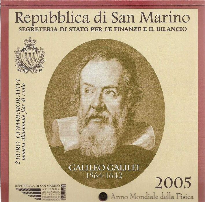San Marino  - - - - - Moedas Comemorativas de 2 Euros