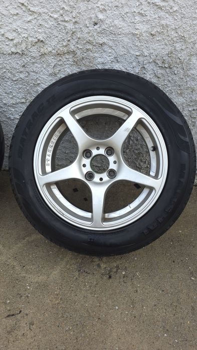 Jantes BSA Racing R15 4x100 c/ Pneus 205/55 R15