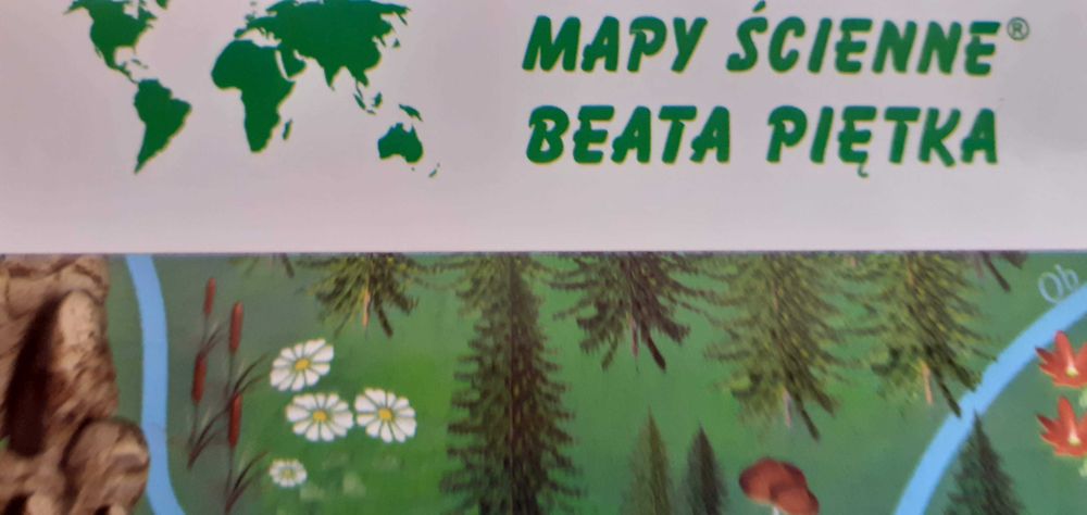 Mapa Europy w obrazkach NOWA na prezent